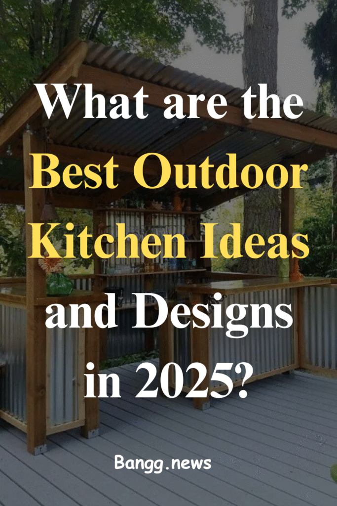 15 outdoor kitchen ideas that are stylish and practical