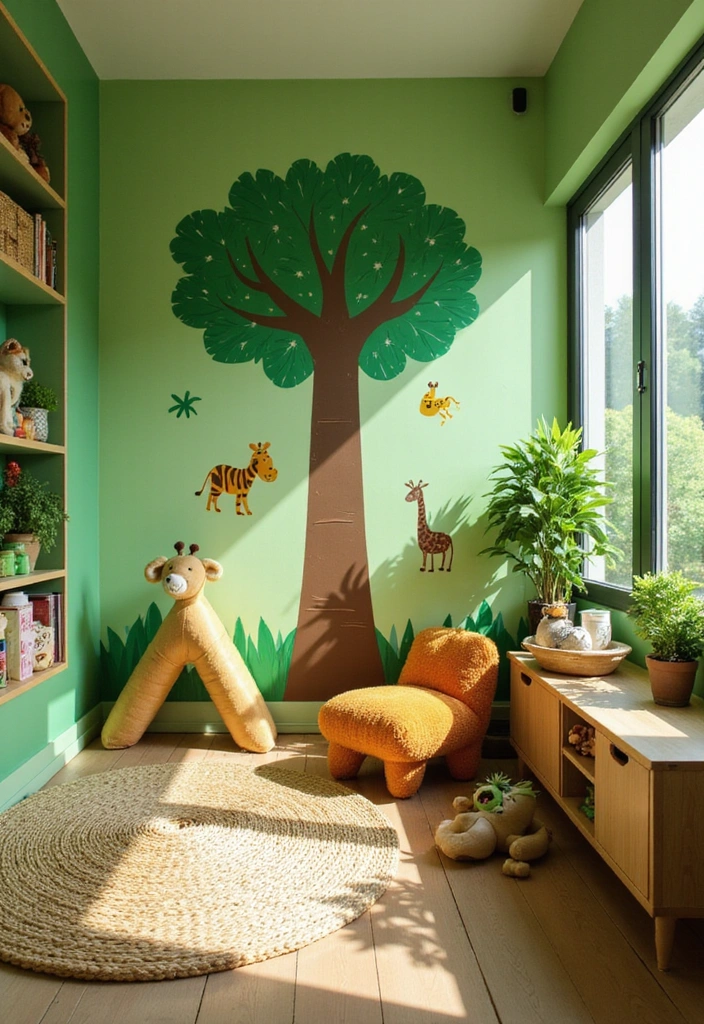playful Jungle colorful-kids-play-room-inspirations 