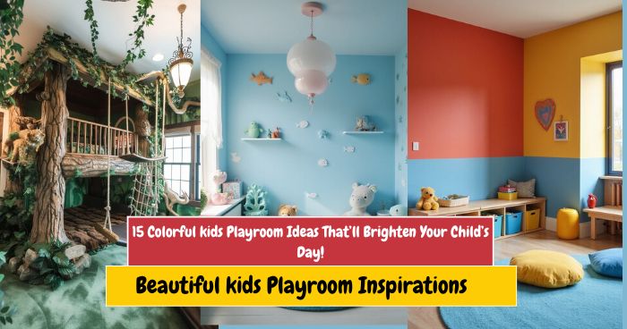 colorful kids Playroom Ideas