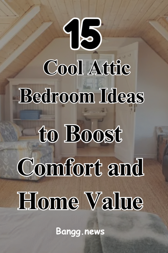 15 Cool Attic Bedroom Design Ideas