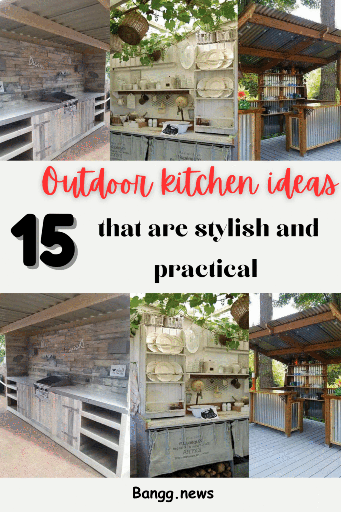 15 outdoor kitchen ideas that are stylish and practical