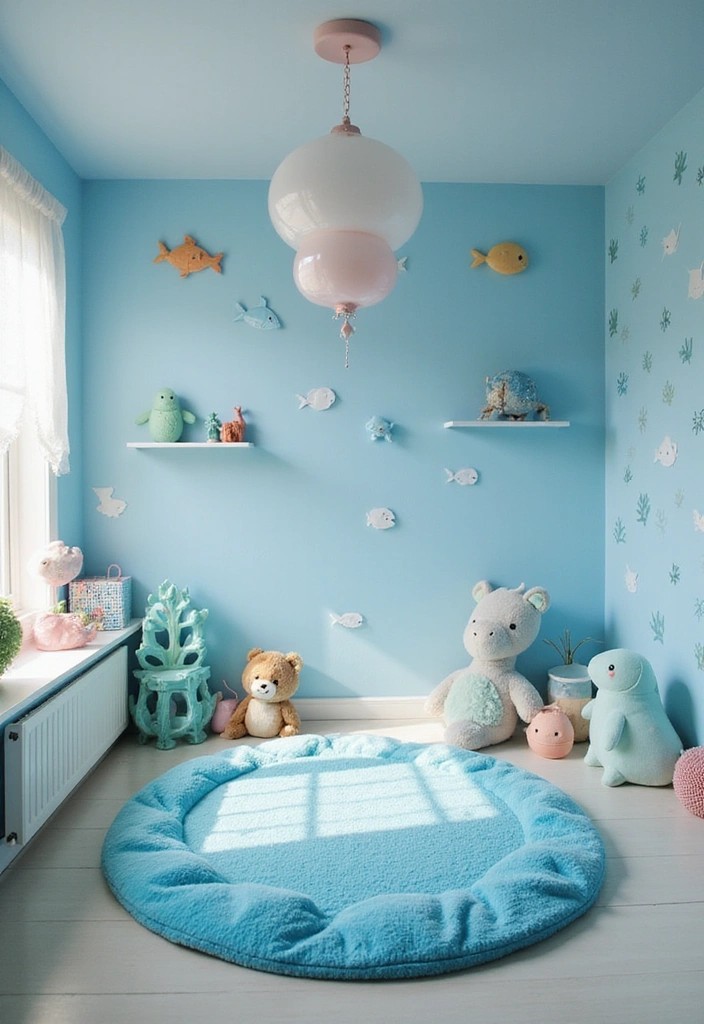 Underwater Adventure Colorful Kids Play Room Inspirations