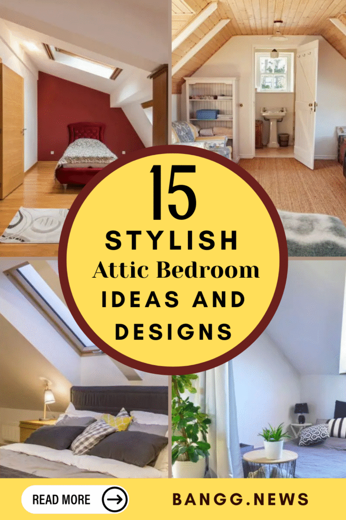 15 Cool Attic Bedroom Design Ideas