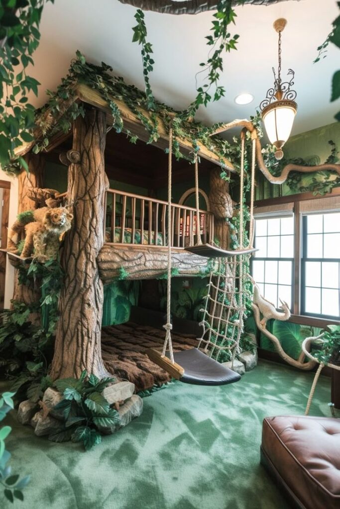 Fantasy forest Colorful Kids Play Room Inspirations