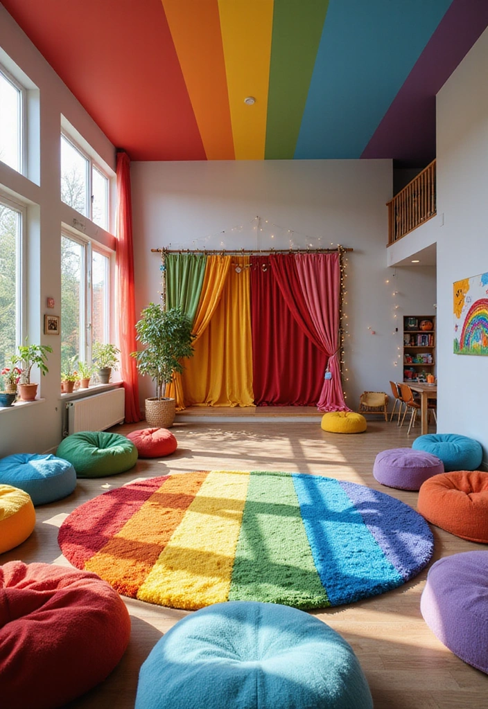 Colorful Kids Play Room Inspirations